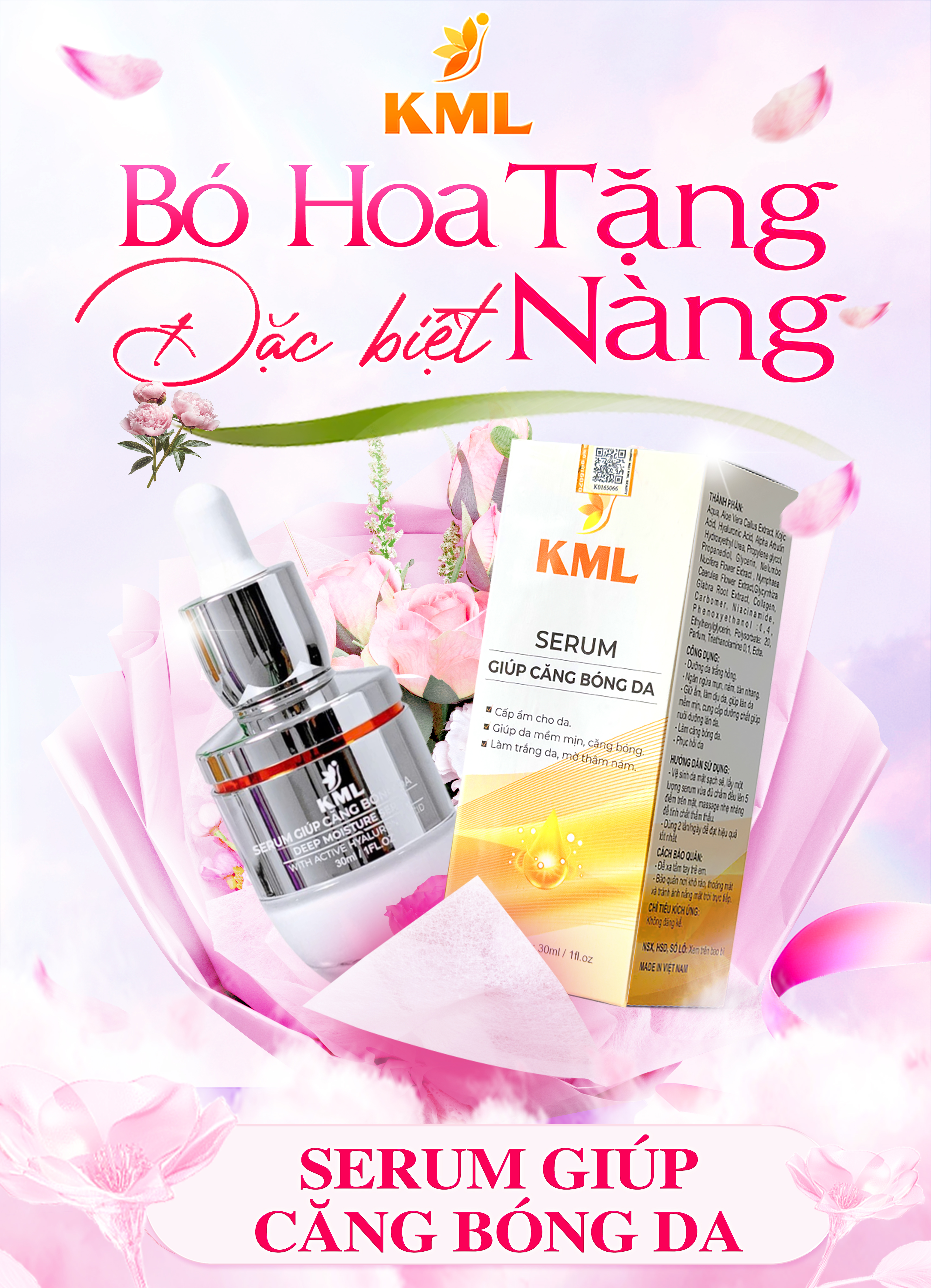 SERUM GIÚP CĂNG BÓNG DA